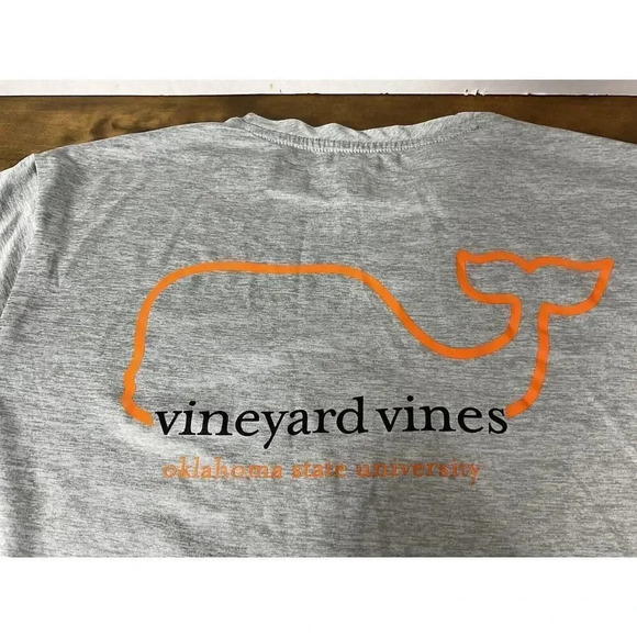 OSU Oklahoma State Men's Medium Vineyard Vines Performance Short Sleeve T-Shirt - Picture 8 of 8